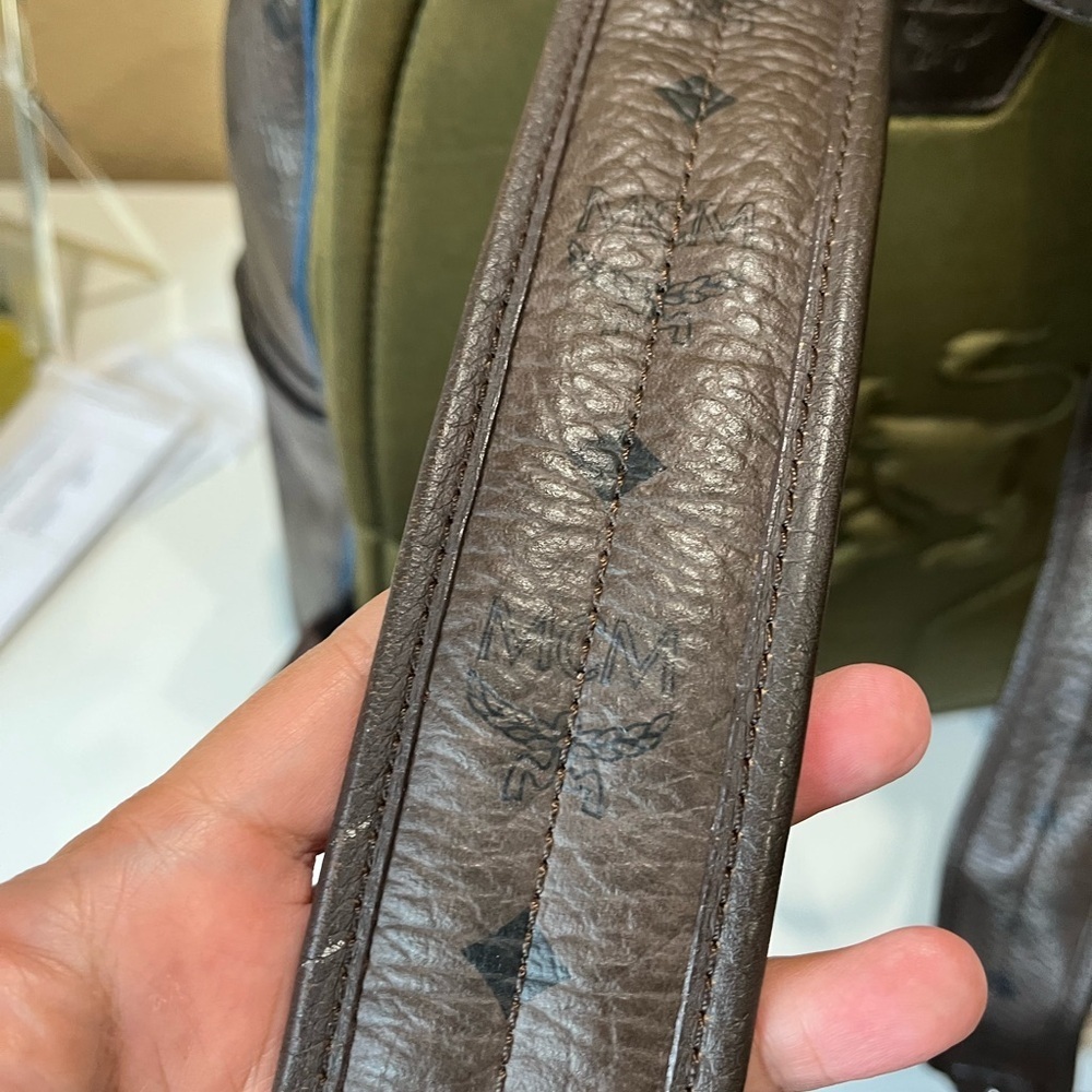 MCM LARGE BROWN VISETOS BACKPACK - Picture 7 of 16